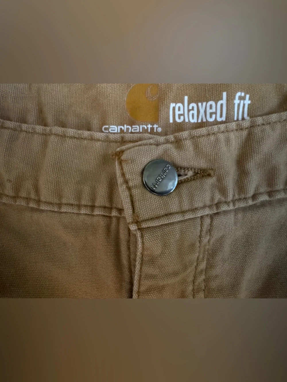 Carhartt 102802 Relaxed Fit Utility Work Pants 42x30 Canvas Stretch Carpenter